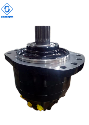 Schwarz 0-150 R/min Poclain MS-Serie Hydraulikmotor mit Drehzahlregelung